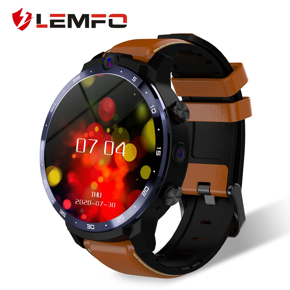 Смарт часы LEMFO LEM12 PRO Android 10 процессор MT6762 4 ГБ 64 LTE 4G беспроводная проекция внешний