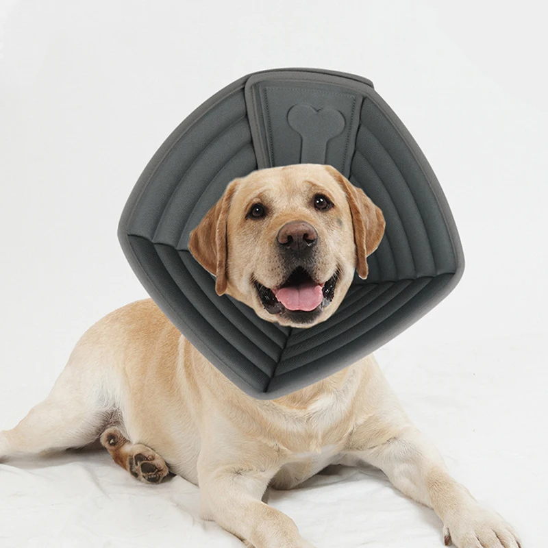 

Конические ошейники для собак на липучке для кошек эва ошейник против укусов для после хирургии защитные Ошейники против укусов для домашн...