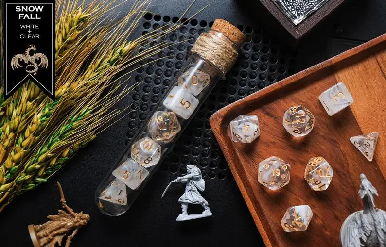 

Running Group Dice COC Running Group Cthulhu Running Group DND Dice TRPG Dice Acrylic Resin Dice Cruise-Autumn snow