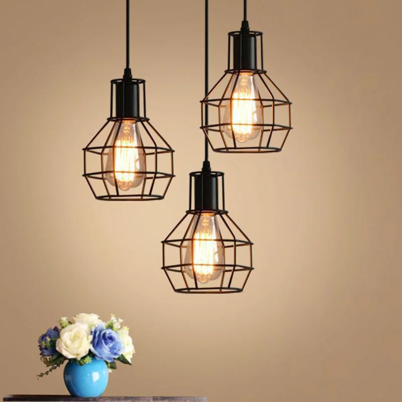 

Vintage Pendant Lights Countryside Loft American Pendant Light E27 Edison Light Bar/Restaurant/Home Decoration Lighting