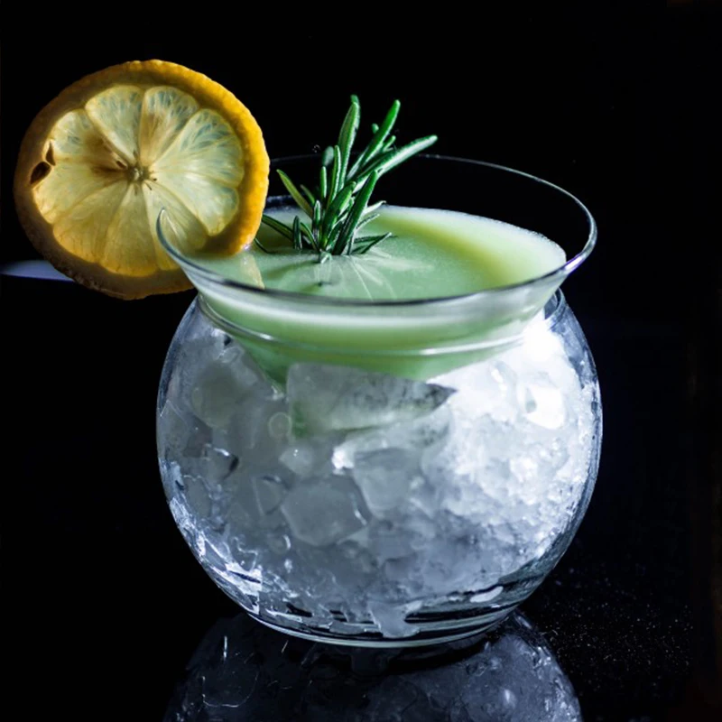 

Creative Cocktail Glasses Triangle Cocktail Iced Crystal Wine Glass Cup Lead-free Martini Beer Whiskey Cup Home Bar Drinkware