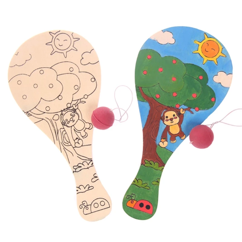 

4 шаблона, Детская обучающая ракетка по методу Монтессори, обучающая игрушка для раннего обучения, обучающая ракетка, Интерактивная ракетка...