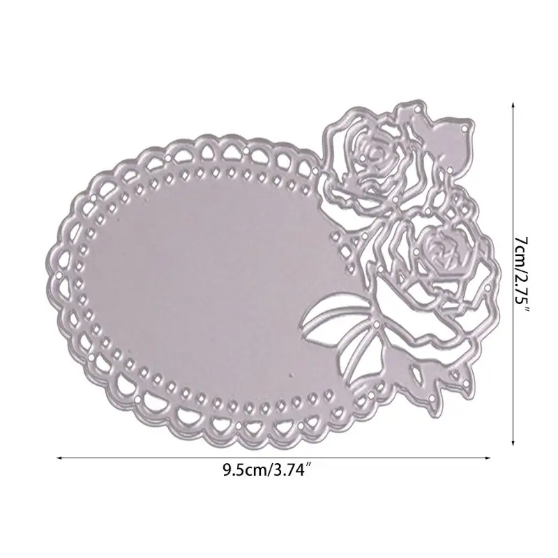 

The Round Rose Metal Cutting Dies Stencil DIY Scrapbooking Embossing Paper Card R7RC