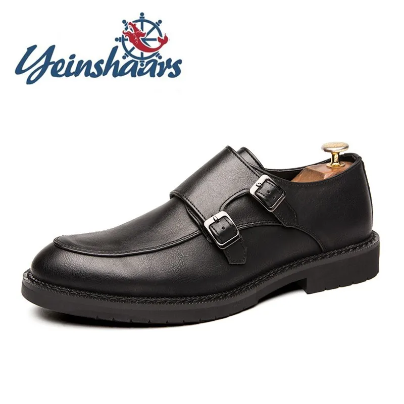 

Mens Shoes Classic Slip on Casual Leather Shoes Elegant Vintage Business Shoes 2022 Trend Fashion Formal Dress Shoes Loafers Men