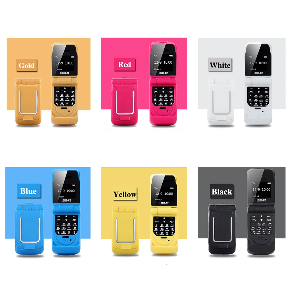 Раскладной маленький мини телефон раскладушка с функцией Bluetooth кнопочный gsm
