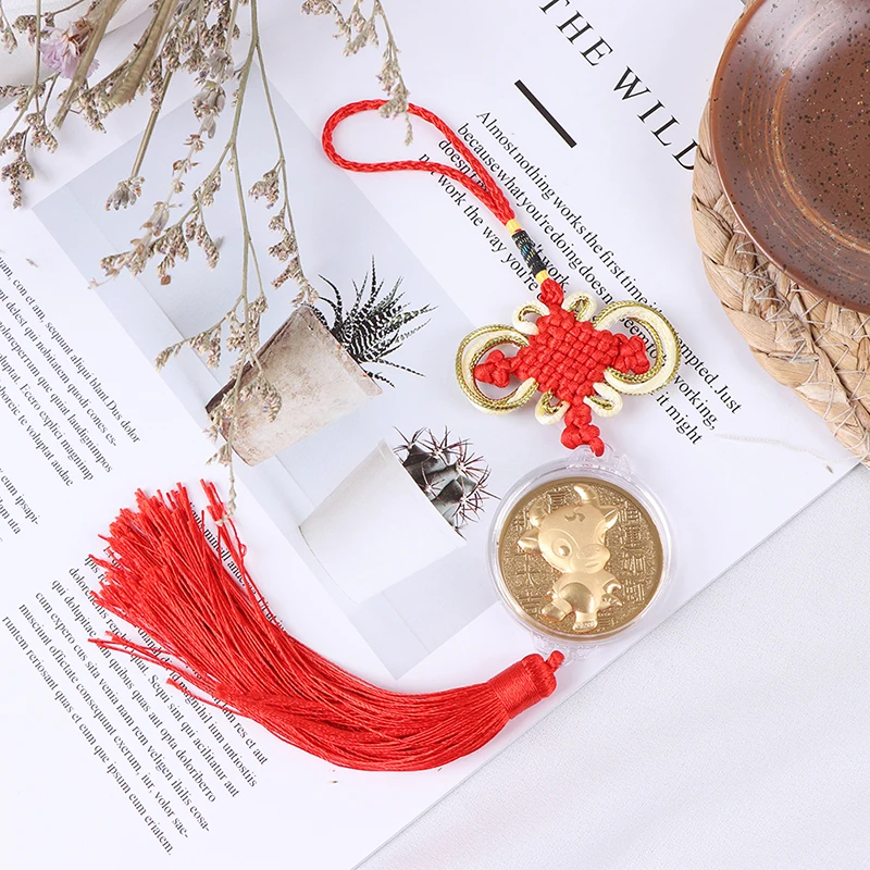 Новогодний подарок 2021 памятная монета быка коллекция монет художественное