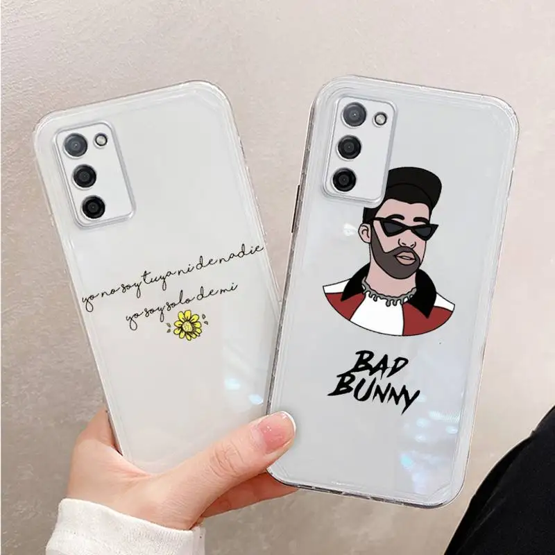 

Bad Bunny - Yonaguni Phone Case For Xiaomi Mi 11 Ultra Lite 10 Redmi Note 9 8 7 9a K30S K40 Pro Transparent Coque