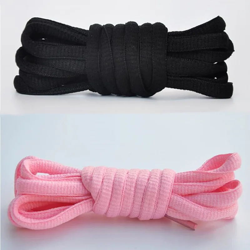 50 Pairs Oval Shoelace Shoe Ropes Polyester Shoe Lace for Sneakers 100cm/120cm/140cm/160cm/180cm Sports Shoes Lace