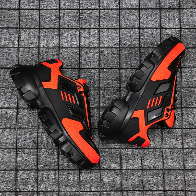 

Comfortable Hot Sale Large Size New Breathable Mesh Surface walking Sneakers Zapatillas Hombre Footwear Couple Tennis High Top