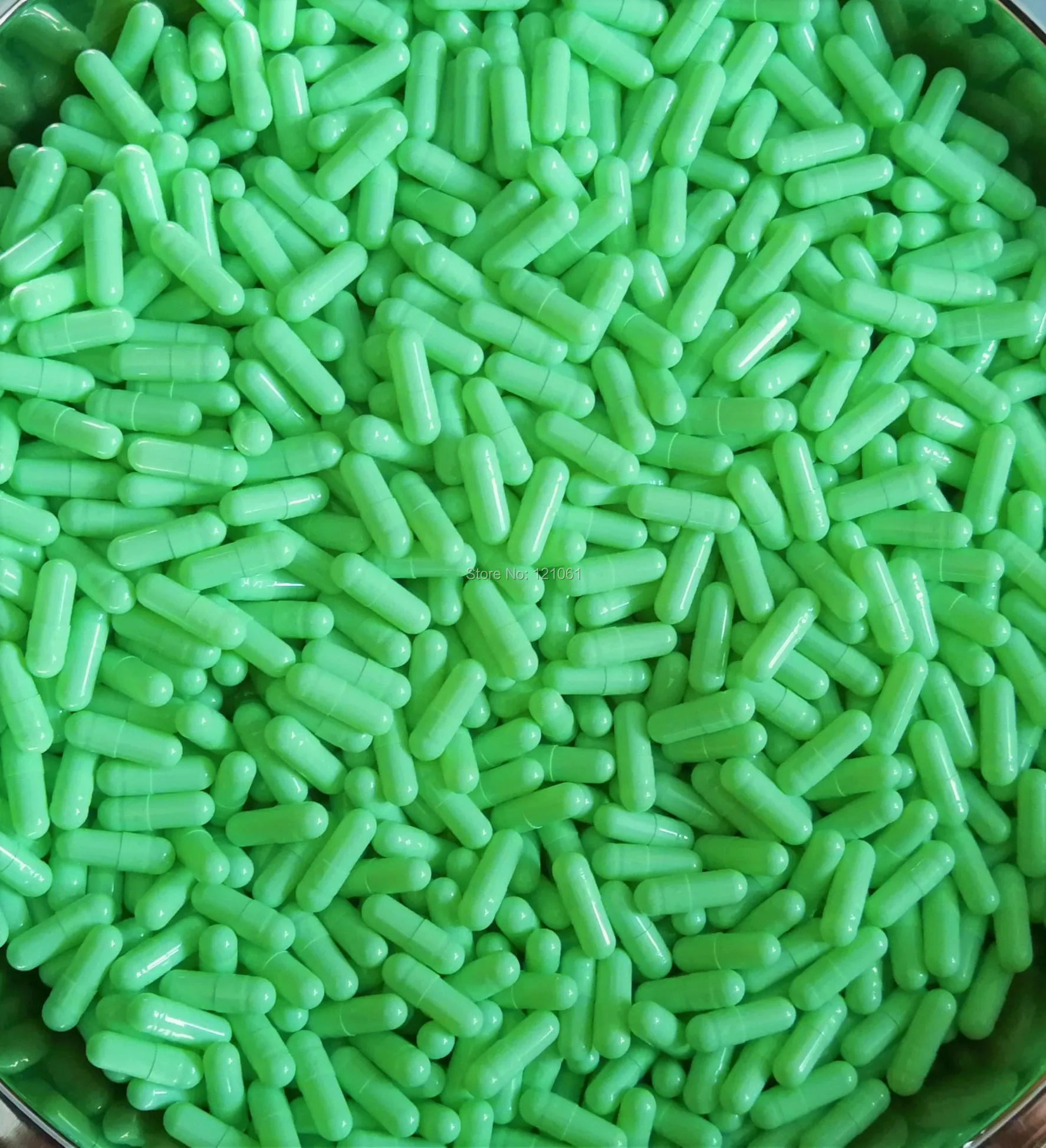 3 # пустые капсулы! 500 шт! Светильник-зеленые капсулы размера отдельные или