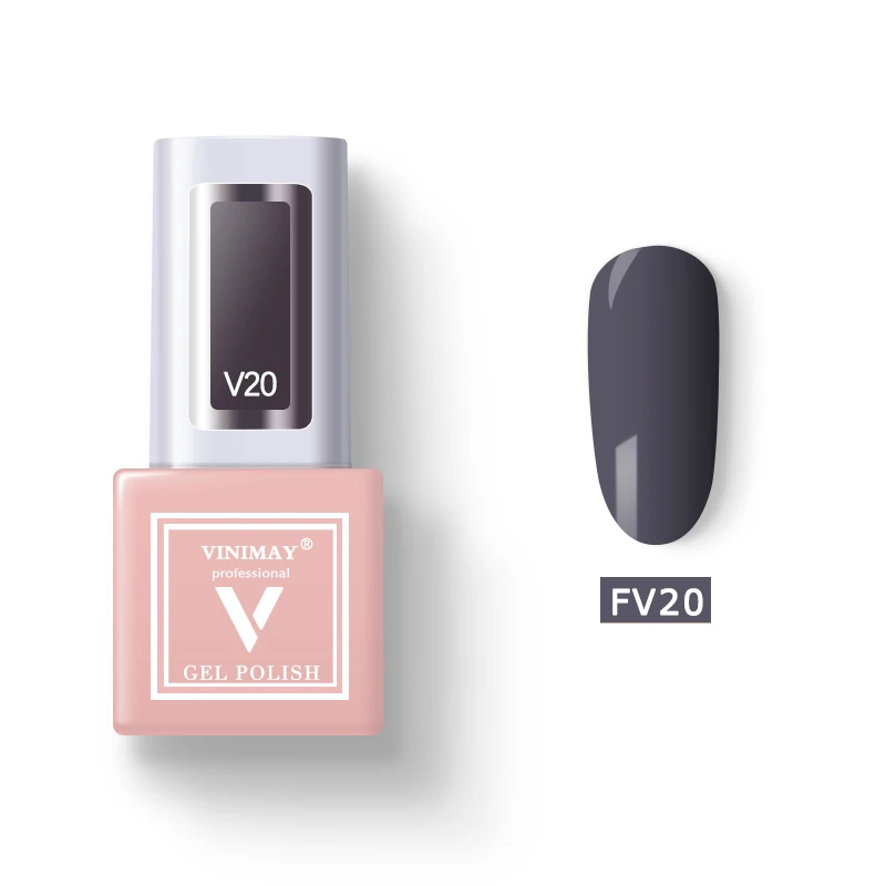 FV20 VINIMAY 60 Цветной Гель-лак для ногтей vernis полуперманентный УФ-гель лак-праймер впитывающий Гель-лак для ногтей Полировочный Гель для маникюра - Цвет: FV20