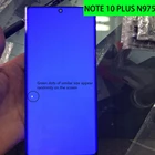 Оригинальный дисплей NOTE10PLUS для Samsung Galaxy Note10 + N975F LCD Note 10 Plus N975 сенсорный экран в сборе AMOLED сменный точечный