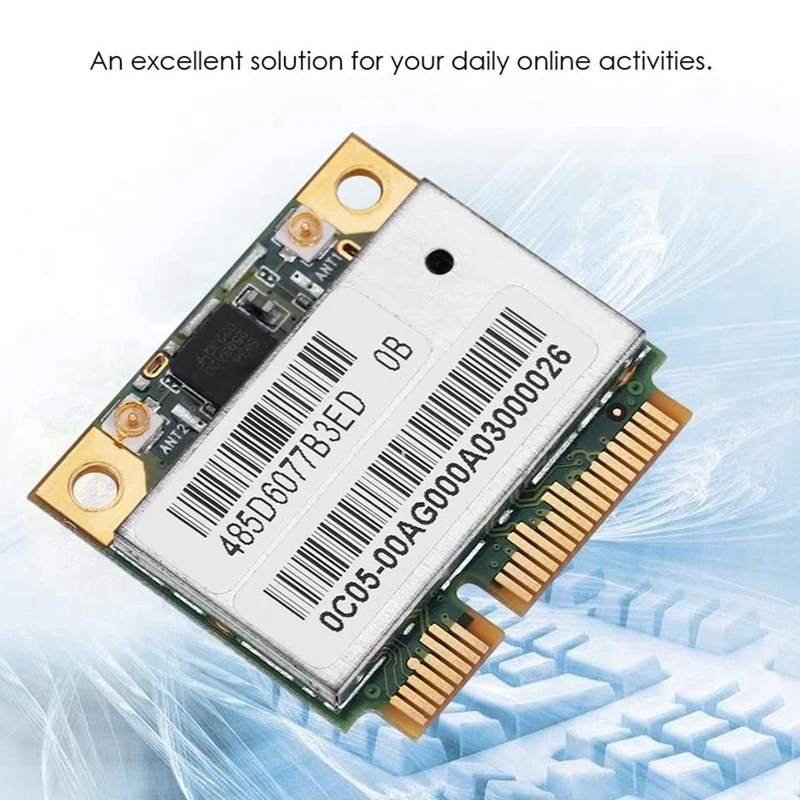 

AR9280 AR5BXB92 300M half card PCI-E WLAN card 5G connection card Wi-Fi with dual-band LAN wireless for notebook
