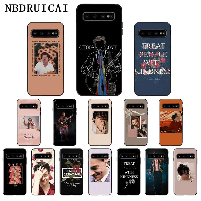 NBDRUICAI One Direction Harry Styles чехол для телефона samsung S9 plus S5 S6 edge S7 S8 S10 E plus| |