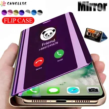 Smart Flip Plating Phone Case for LG V40 V30 V50 V60 Plus G8 Q60 K52 K50S K50 K61 K41S K51S K42 Velvet 5G Mirror Holder Cover