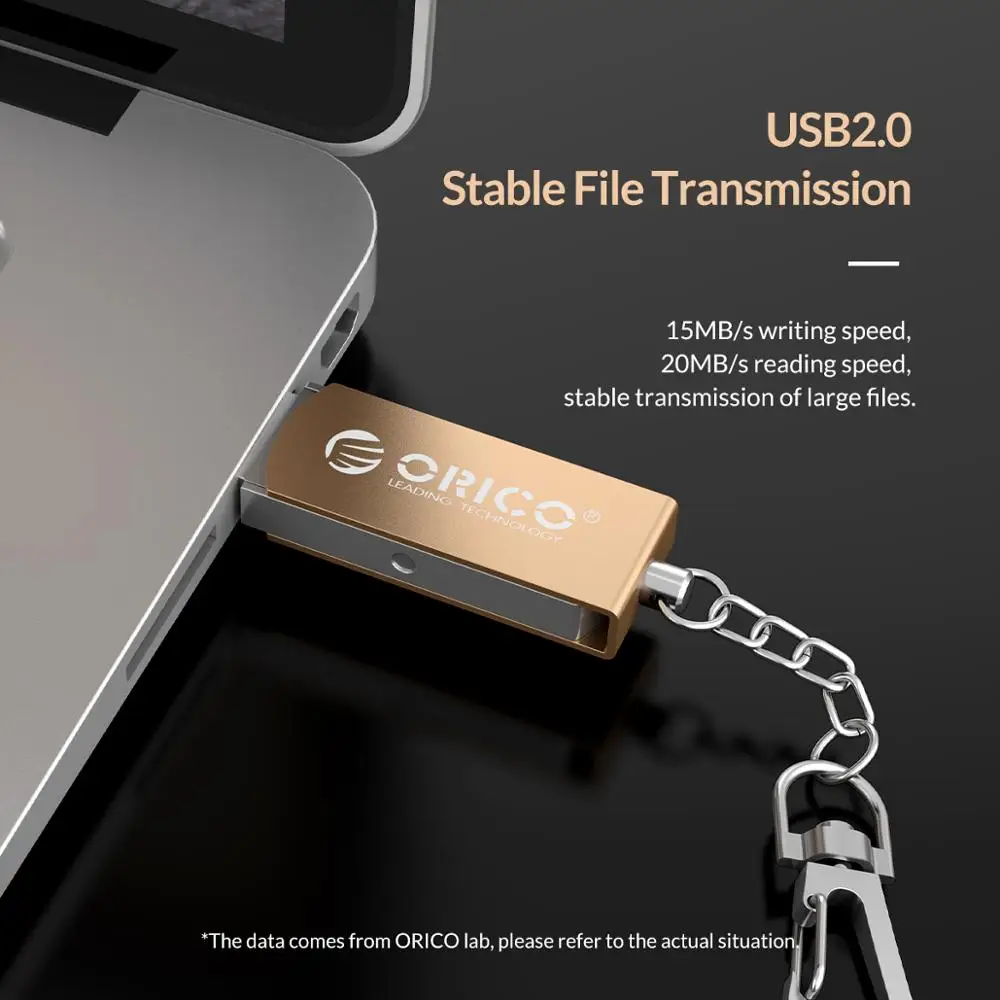 

ORICO USB Flash Drive 64GB 32GB 16GB USB 2.0 Metal Flash Memory USB Stick Storage Flash Disk USB 2.0 Flash Drive