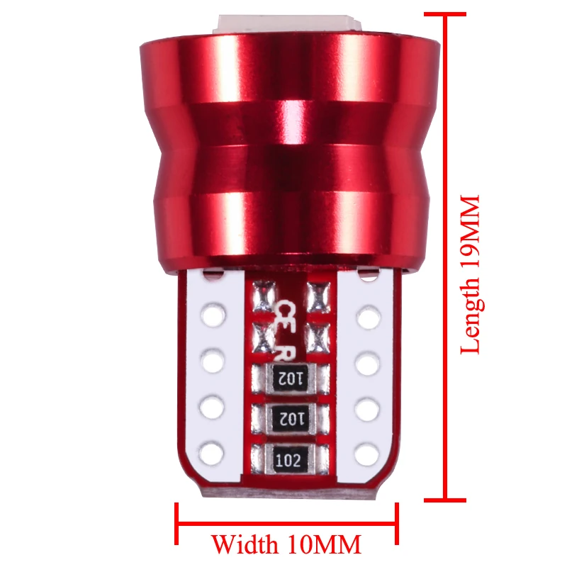 2 шт. T10 Led W5W canbus Белый 194 168 5730 2SMD никаких ошибок выявлено не было 12V Автомобильная