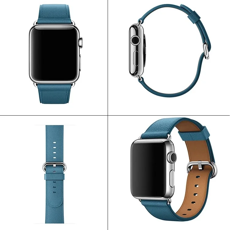 Ремешок для наручных часов Apple watch, ремешок 42 мм, 38 мм, версия тонкие кожаные correa, браслет, ремешок на запястье для наручных часов Iwatch серии 5/4/3/2/1