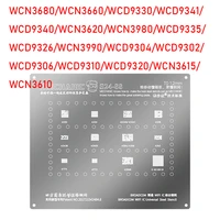 mechanic s24 88 bga reballing stencil for wcn wifi ic wcn3680wcn3660wcd9330wcd9341wcd9340wcn3620wcn3980wcd9335wcd9326
