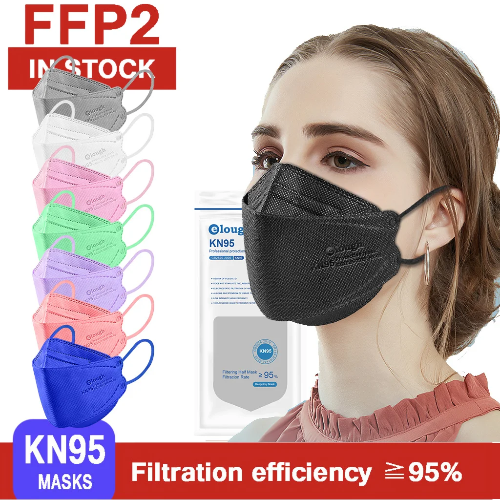 

Маска для лица Elough FPP2 kn95 mascarillas fpp2 homologada ffp 2 многоразовая маска ffp 2 mascherina ffpp2 kn95 защитная маска для рыбы