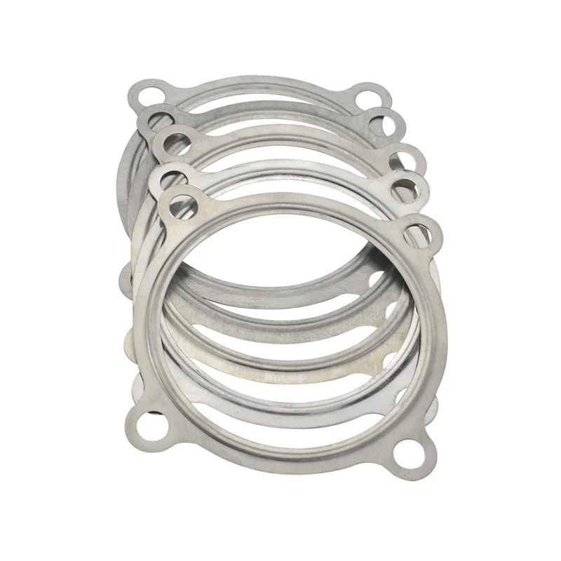 Top!-5PCS 3 Inch 4 Bolt SS 304 Turbo Exhaust Downpipe Flange Gasket for GTX30 GT30 GT35 GTX35 | Автомобили и мотоциклы