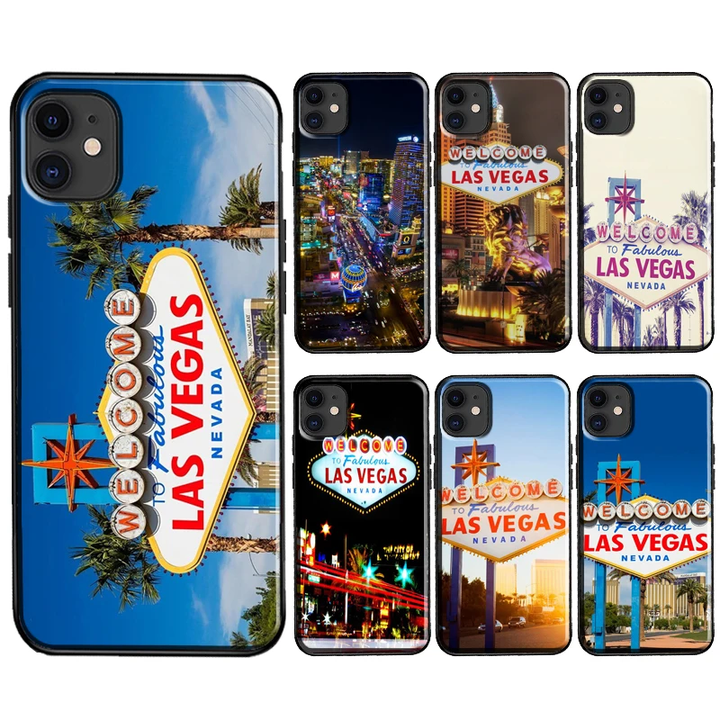 Чехол с подсветкой Лас Вегаса для iPhone 11 Pro Max SE 2020 X XS XR 6S 8 7 Plus 12 mini Coque|Бамперы| |