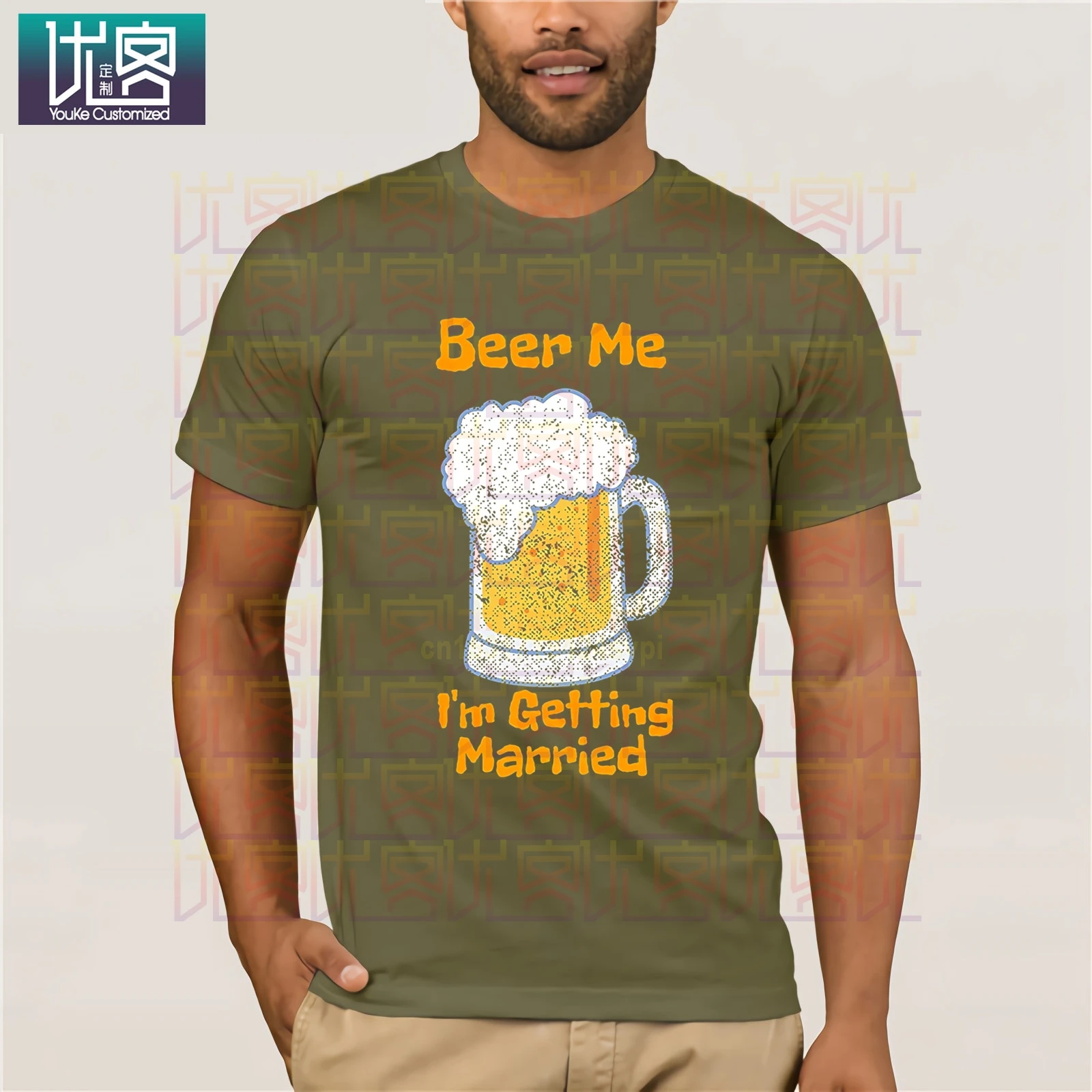 

brand men shirt Mens Beer Me I'm Getting Married Funny Bachelor Party T Shirt Amazing short sleeves unique for Men Tops