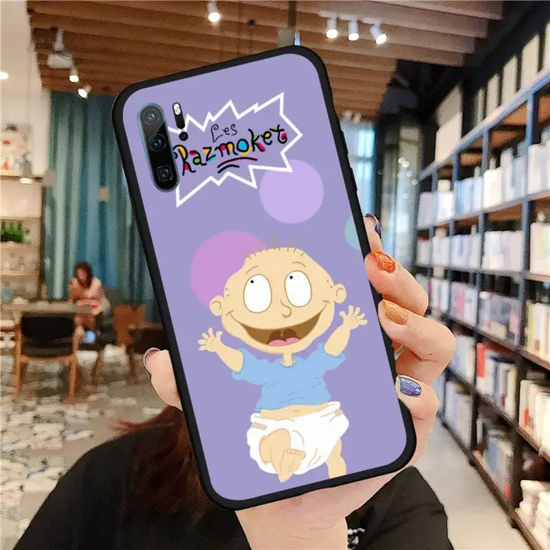 

cute cartoon Rugrat funny Phone Case For Huawei honor Mate P 9 10 20 30 40 Pro 10i 7 8 a x Lite nova 5t Fundas Capa