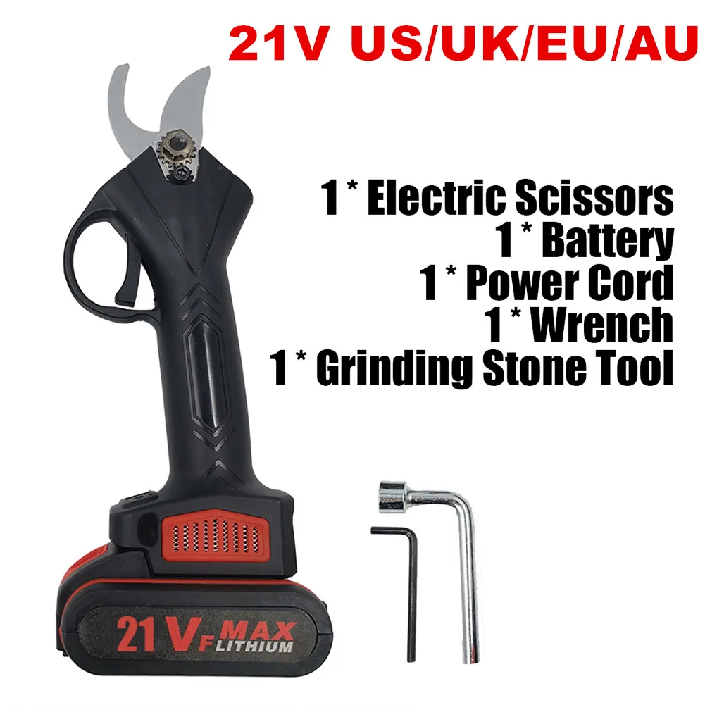 DC21V Электрический секатор садовый инструмент аккумуляторные литиевые секаторы