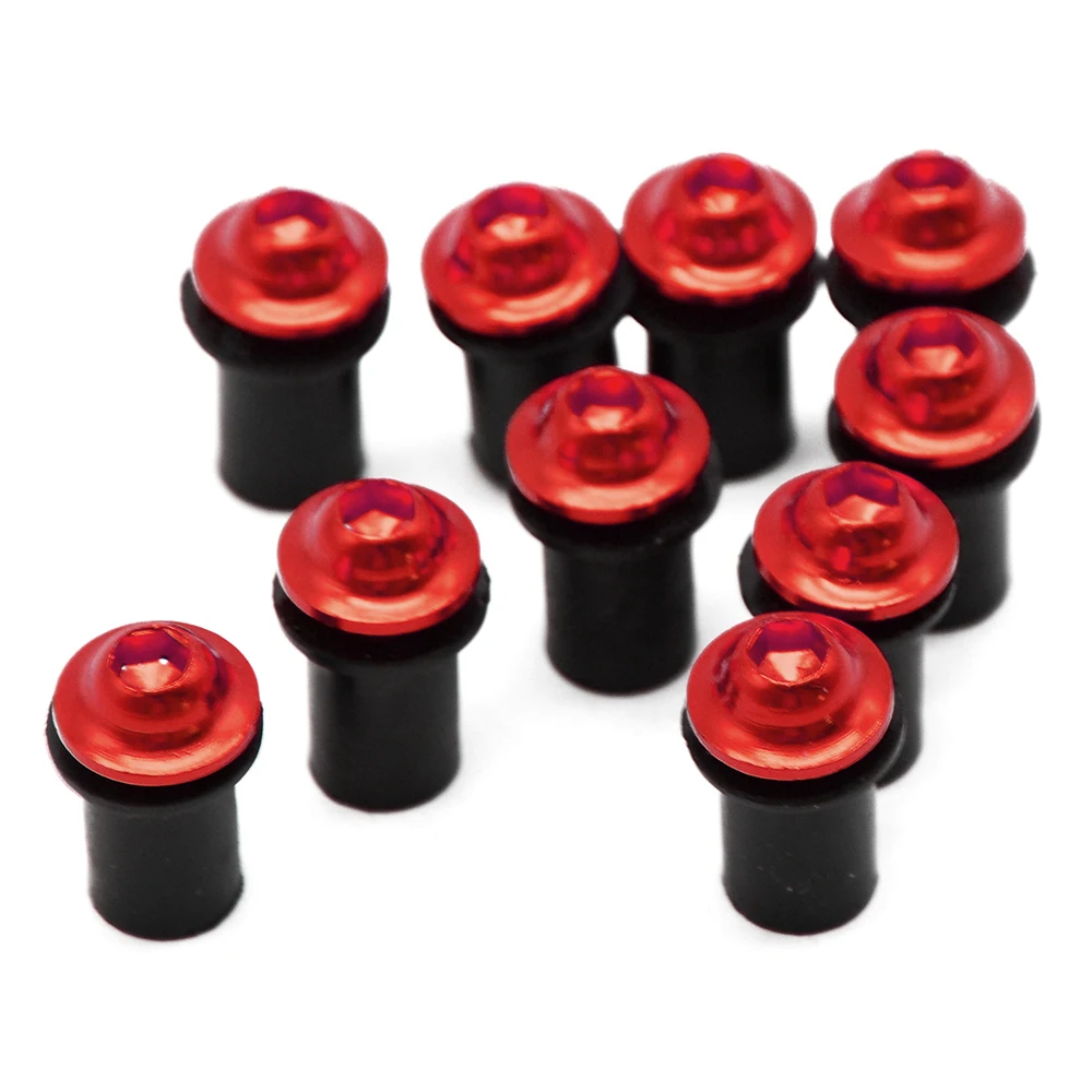 Винты для ветрового стекла мотоцикла винты 10 шт. 5 мм Комплект алюминиевых винтов