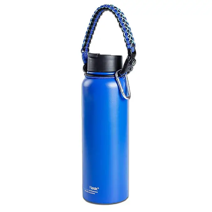 Рукоятка из Паракорда совместимая с бутылкой для воды широким горлышком шнур