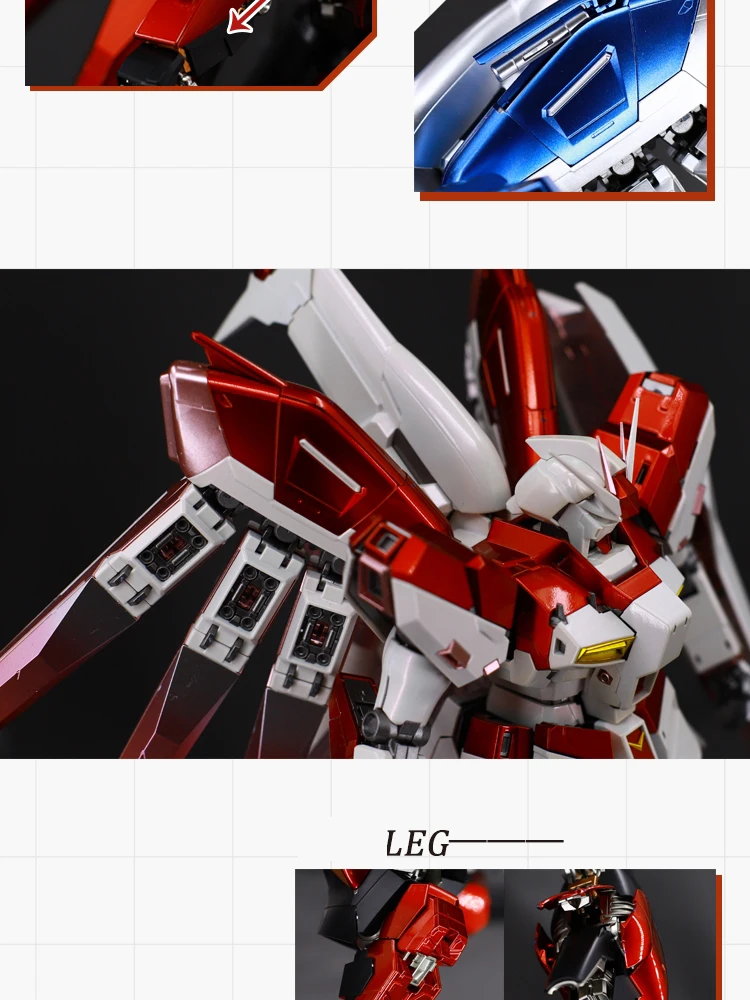 BANDAI MG 1/100 RX-93-V2 Hi-V-воина гундама панель с карточками модель Wandai металлический раскраска игрушки Фигурки