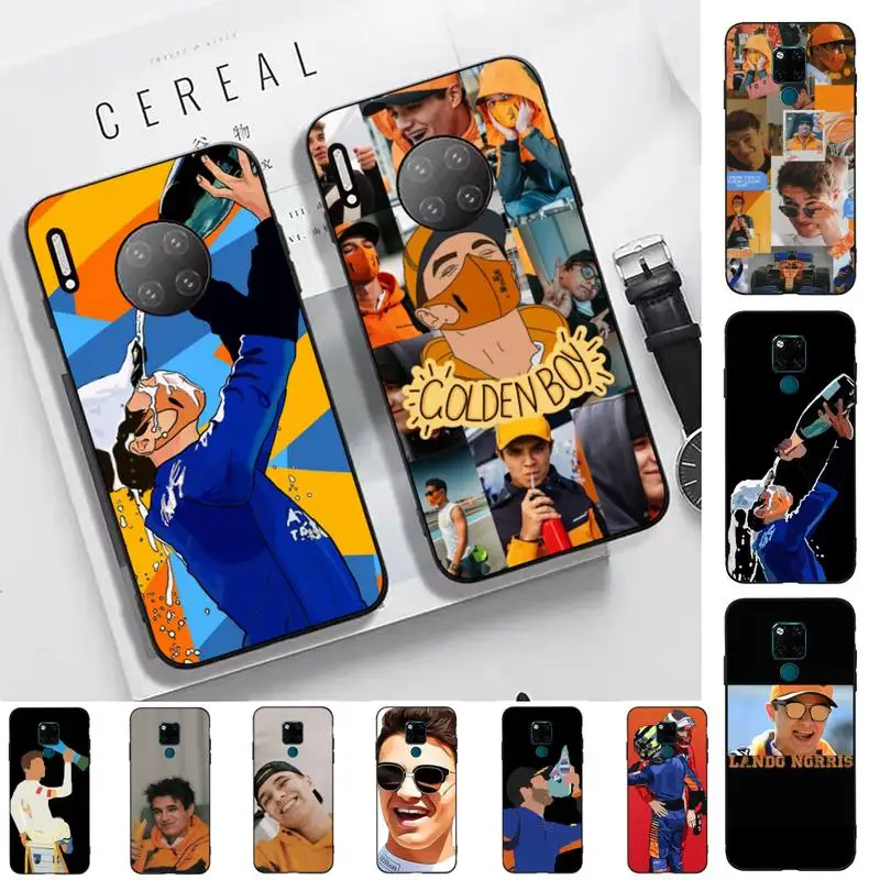 

TOPLBPCS Lando Norris 2021 Phone Case for Huawei Mate 20 10 9 40 30 lite pro X Nova 2 3i 7se