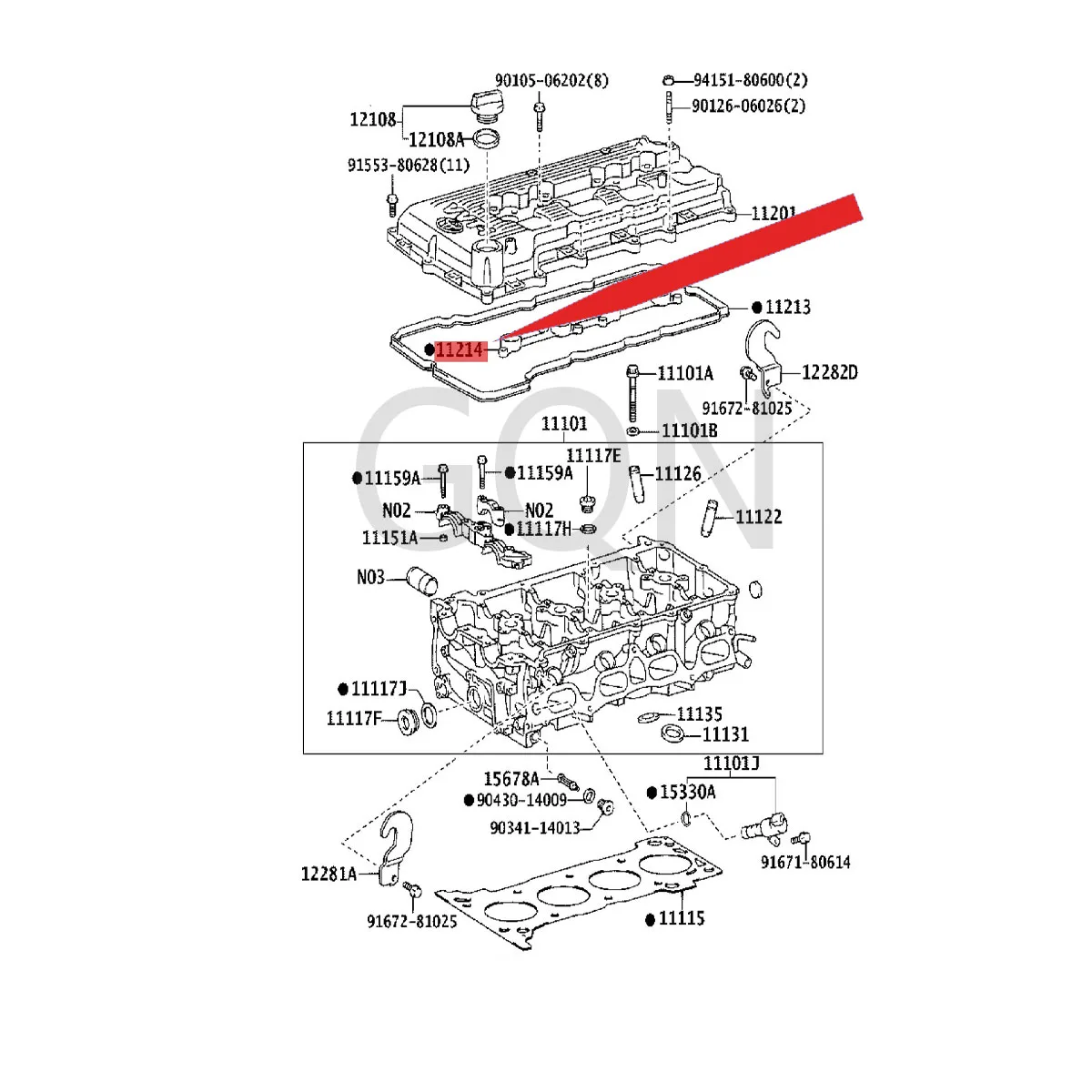 Прокладка крышки головки цилиндра 1995-Toy ota CRO WNC OMF ORT TAC OMA HA CEL и CRU ISE RPR ADO прокладка крышки клапана