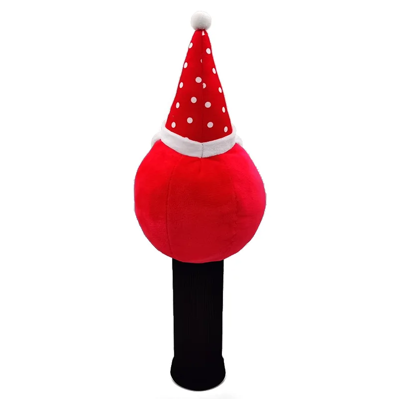 Санта Клаус головной убор для водителя гольфа Рождественское украшение чехол
