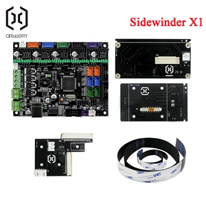 artillery 3d printer sidewinder x1 and genius latest 8bit motherboard pcb board cable kit free global shipping