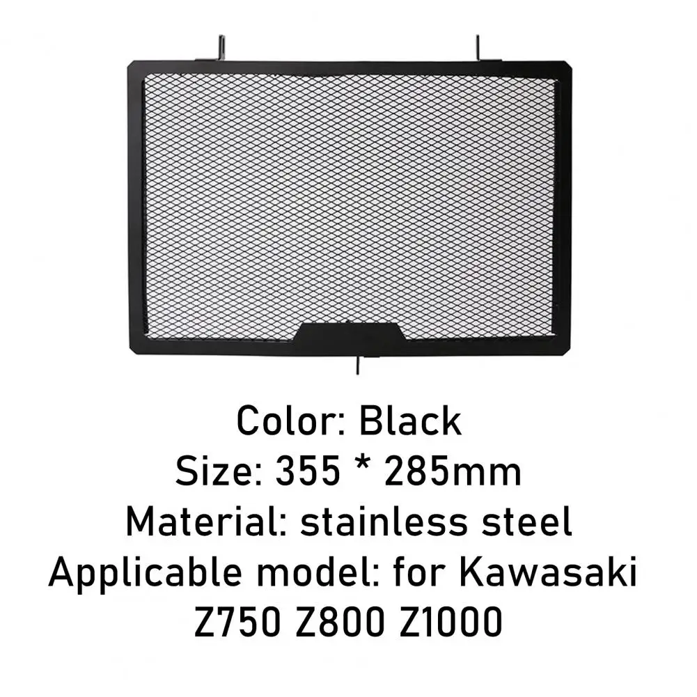 

Radiator Grille Cover Effective Compact Grid Shape Solid Guard Grille Protection for Kawasaki Z750 Z800 Z1000