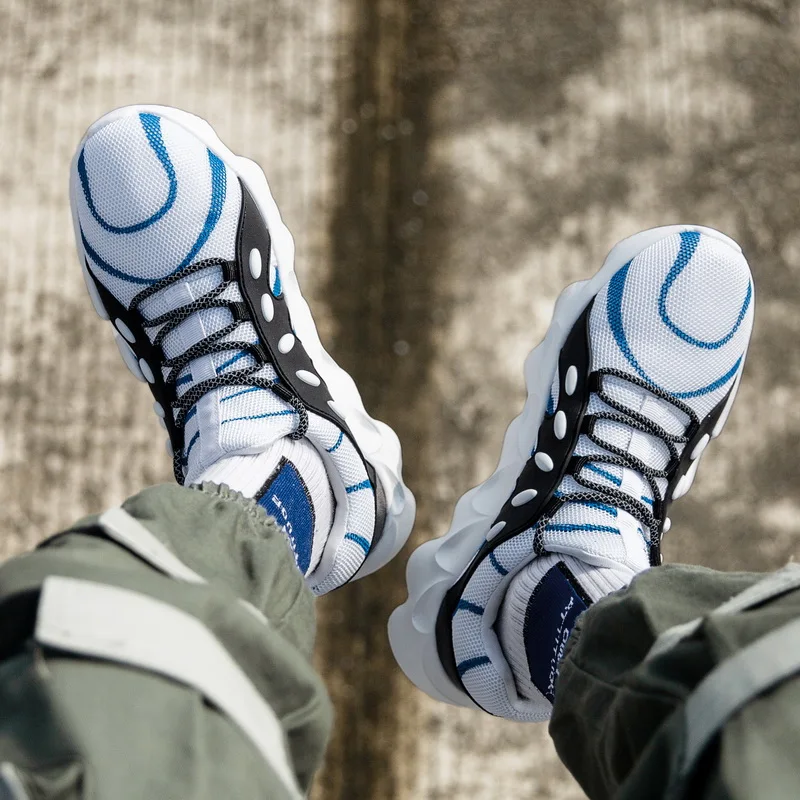 New Trend Street Chunky Sneakers Men Brand Volcanic bottom Running Shoes for Men Autumn Outdoor Casual Men Shoes Chaussure Homme