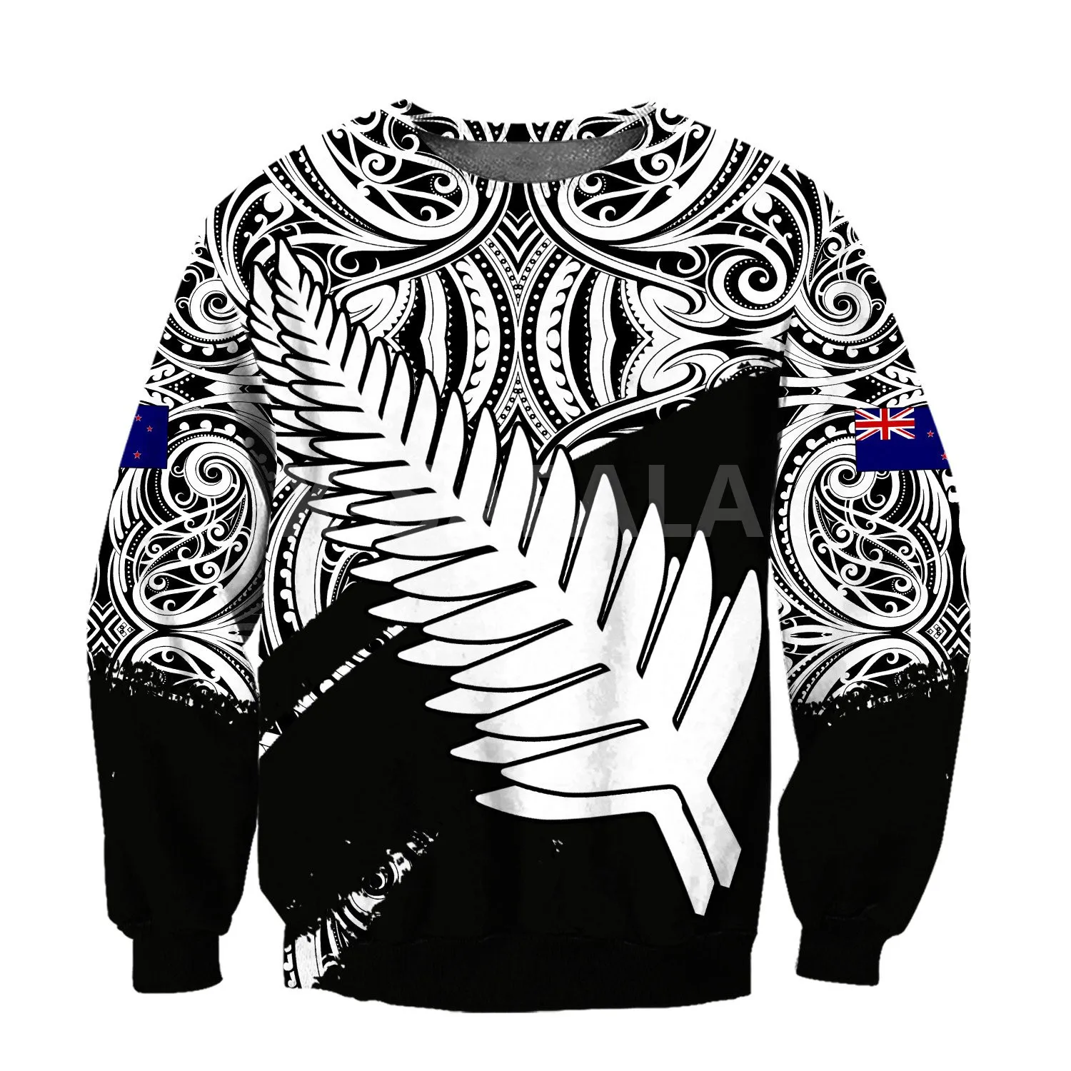 

New Zealand Aotearoa Maori Tattoos 3D Print XS-7XL Hoodie Man Women Harajuku Outwear Zipper Pullover Sweatshirt Casual Unisex-2