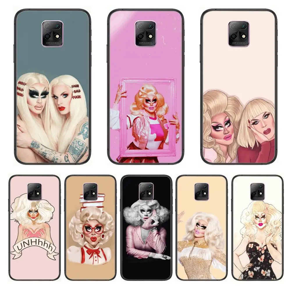 

Trixie mattel of art trends Phone Case For XiaoMi Redmi 10X 9 8 7 6 5 A Pro S2 K20 T 5G Y1 Anime Black Cover Silicone Back Pret