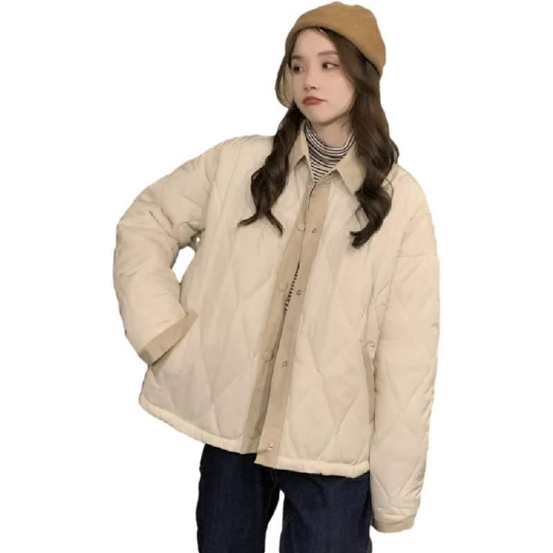 

2021 New Womens Parkas Winter Jacket Women Plus Size Outwear Long Parka Mujer Cotton Padded Overcoat Casual Oversize Coat Female