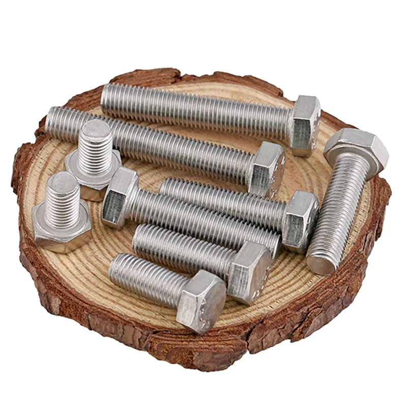 Винты с головкой внешний шестигранник дюйма 304 A2 нержавеющая сталь мелкой