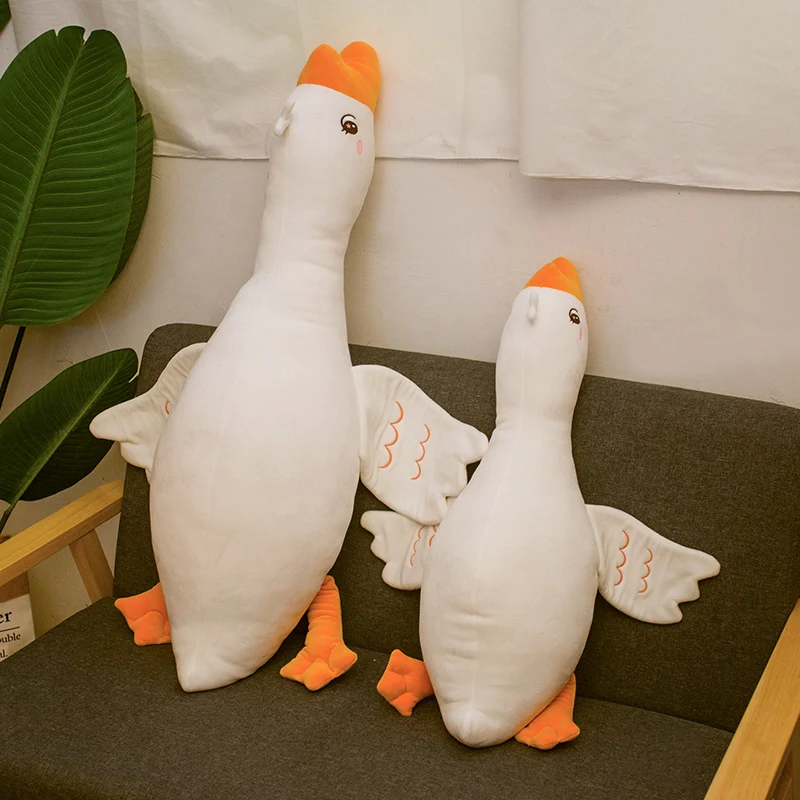 

Милые Мультяшные креативные мягкие гусиные плюшевые игрушки куклы украшения для дома детские кавайные игрушки подарок подруге на день рож...