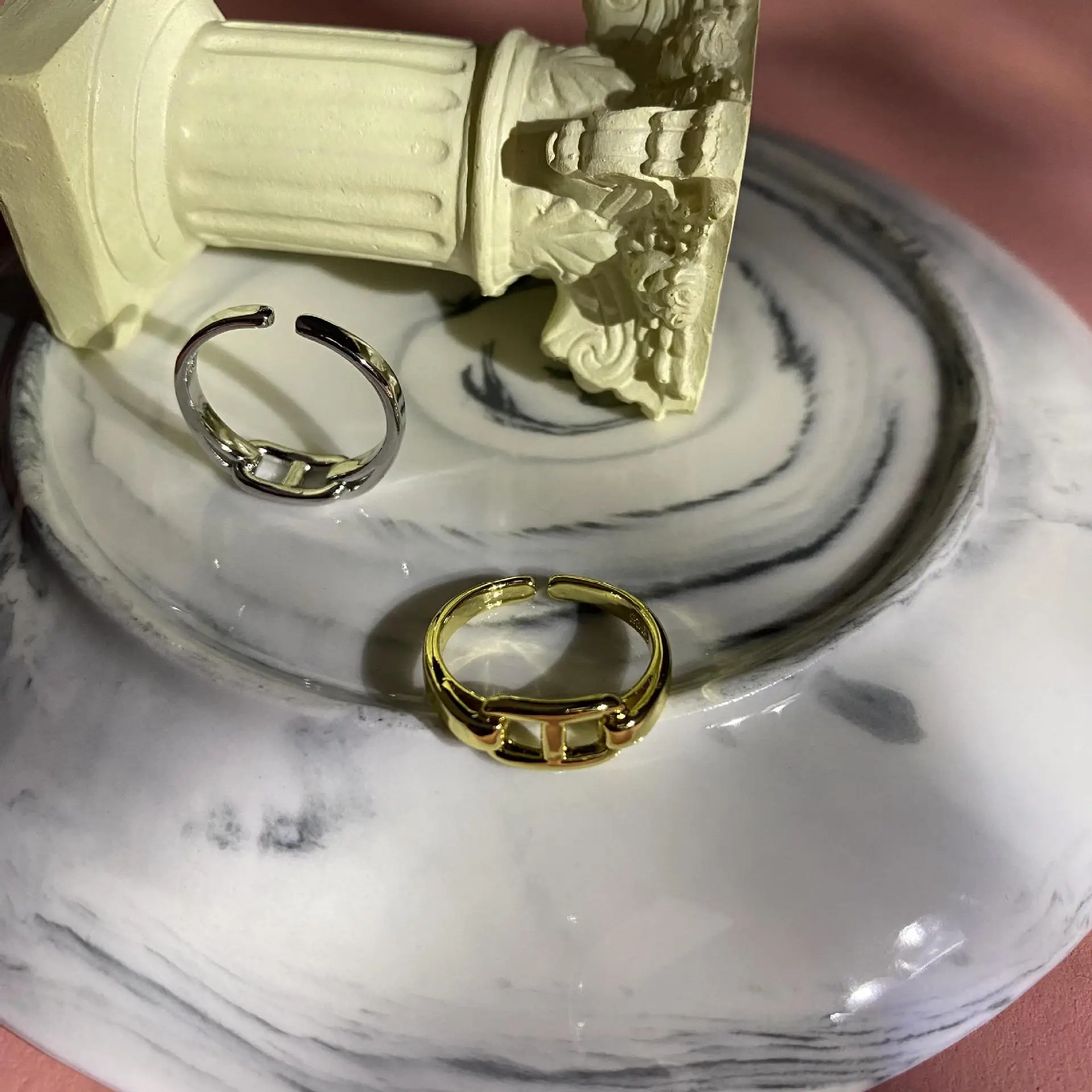 

SIPENGJEL Fashion Gold Vintage New Design Ring Gold Open Ring For Women Jewelry