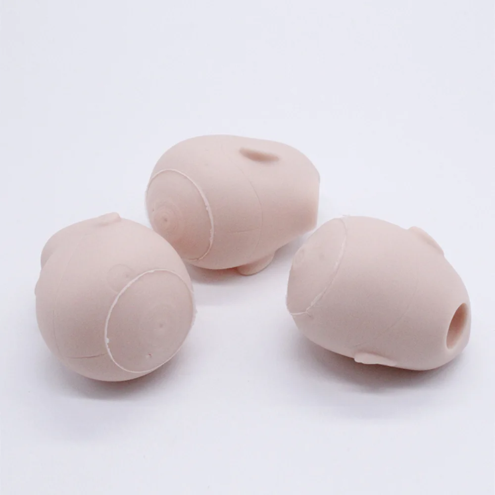 1/6 Мягкие пластиковые головы для практики макияжа Барби куклы BJD сменный макияж DIY