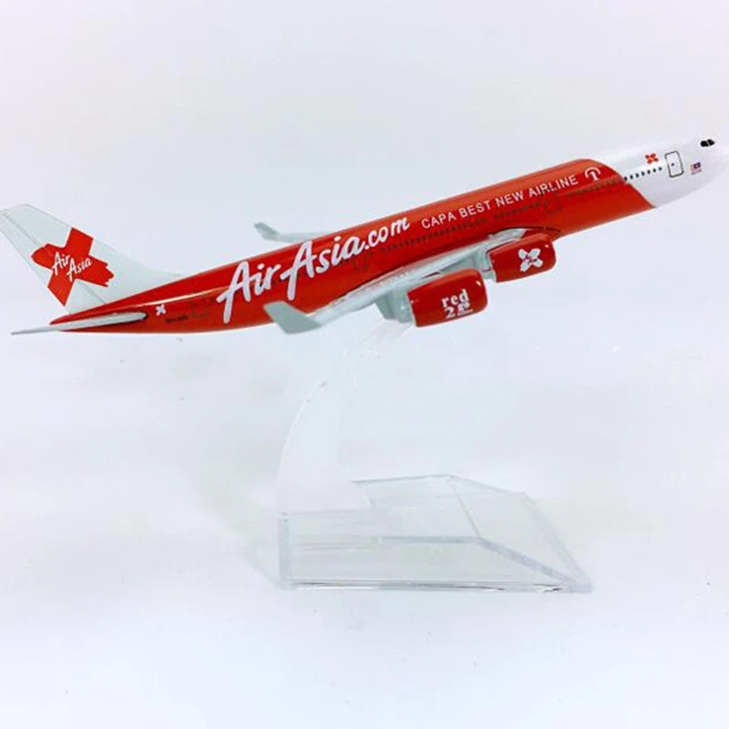 1/400 масштаб 16 см Airbus A340 AIRASIA самолет сплав игрушечные модели самолетов для