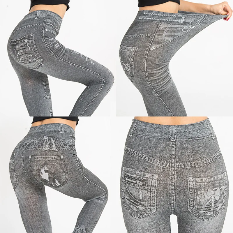 

Женские леггинсы с высокой талией BONJEAN, тонкие дышащие леггинсы до щиколотки с принтом, осень 2020