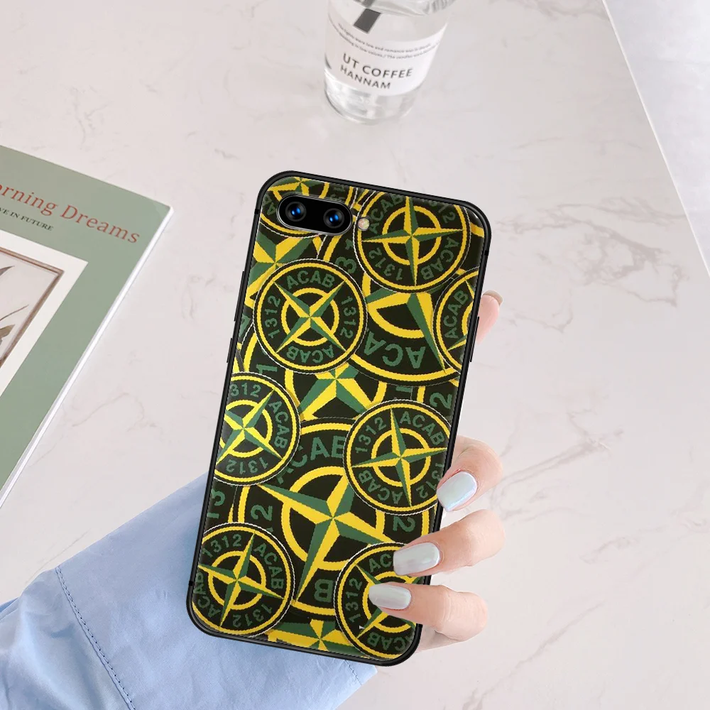 

Fashion Brand Stones and Islands Phone Case Cover Hull For HUAWEI Honor 6A 7A 7C 8 8A 8S 8x 9 9x 10 10i 20 Lite Pro black
