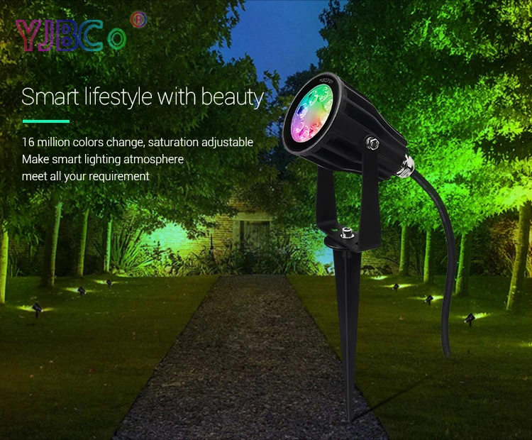 Miboxer 6 Вт RGB+ CCT умный светодиодный свет сада FUTC04 AC100~ 240V IP66 Водонепроницаемый светодиодный открытый лампа Сад Освещение