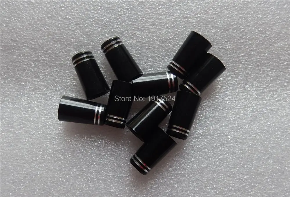 

FUJISTAR GOLF black with 2 silver ring ferrules for irons wedges spec : inner * higher* outer size 9.1*23*13.6 mm